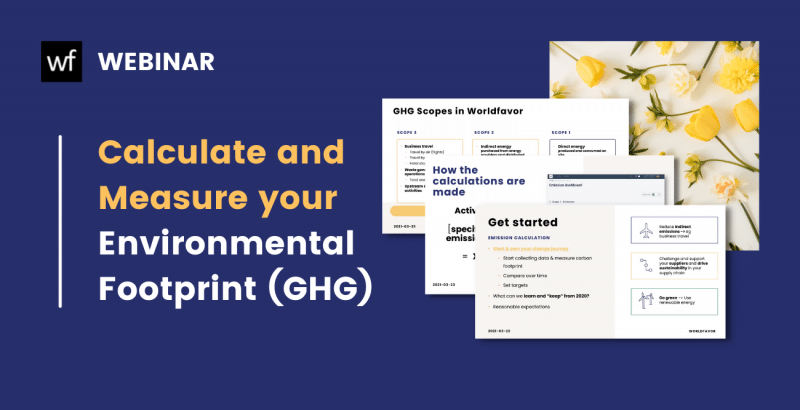 on demand calculate your environmental footprint ghg