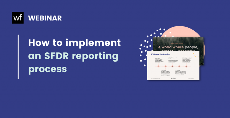 How to implement an SFDR reporting process