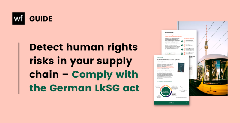 Detect human rights risks in your supply chain (LkSG)